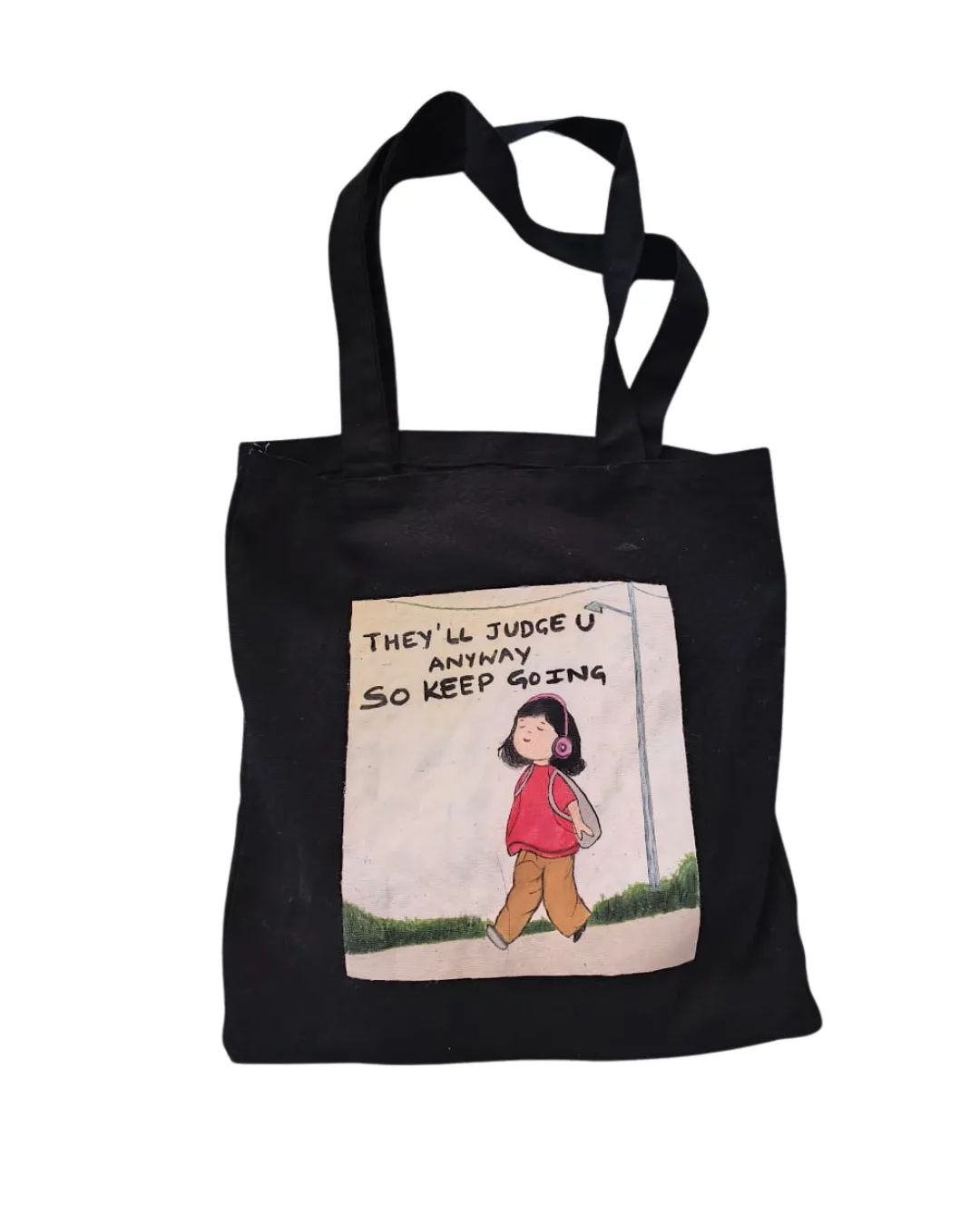 Canvas Bag- "Keep Going"